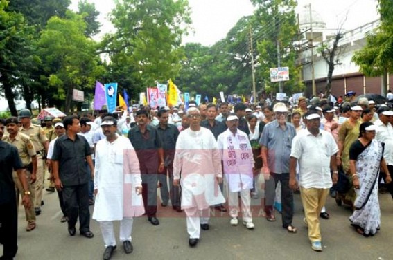 Anti-war rallies held in Tripura